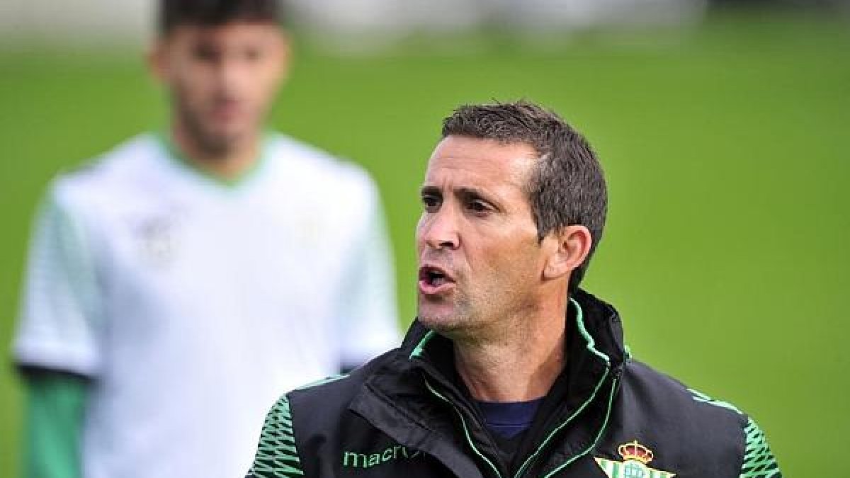 Merino, entrenador del Real Betis.