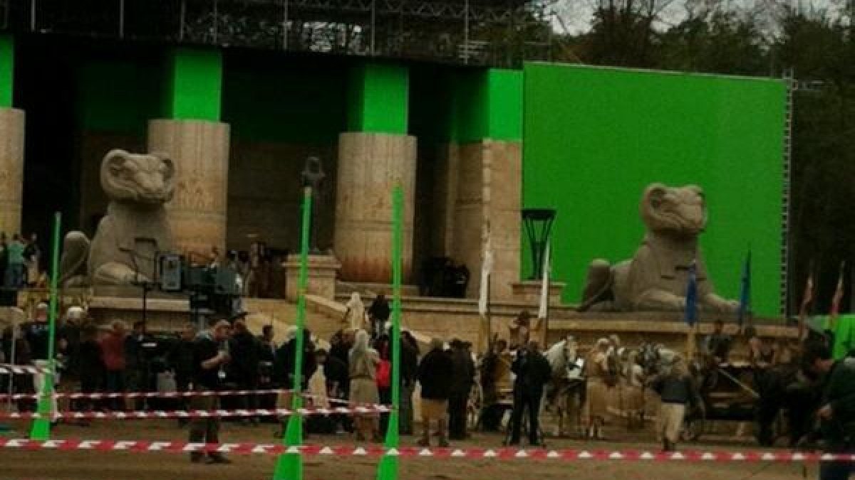 Decorado de Exodus en Almería.