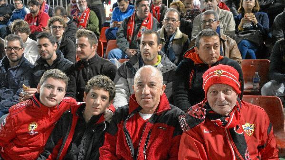 Aficionados del Almería.