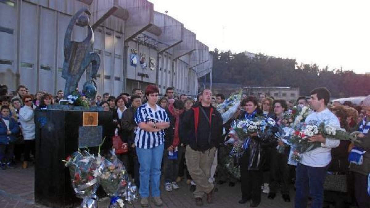Zabaleta sigue siendo recordado a las puertas de Anoeta.