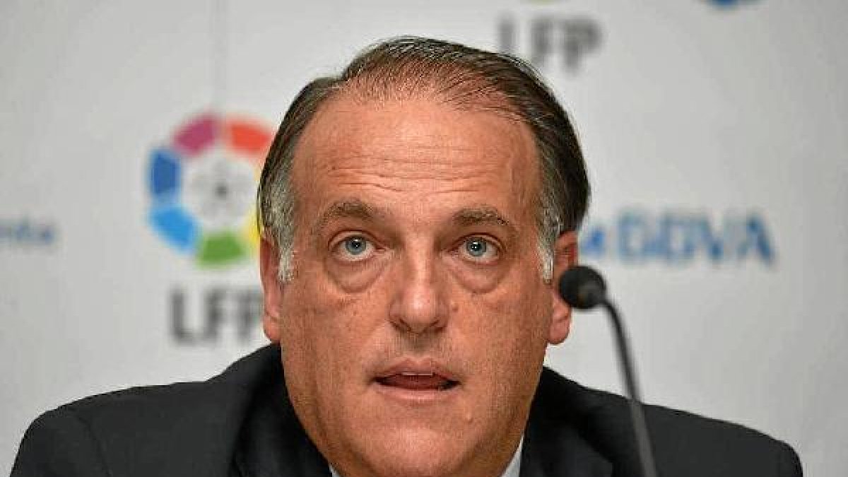 Javier Tebas, presidente de la LFP.