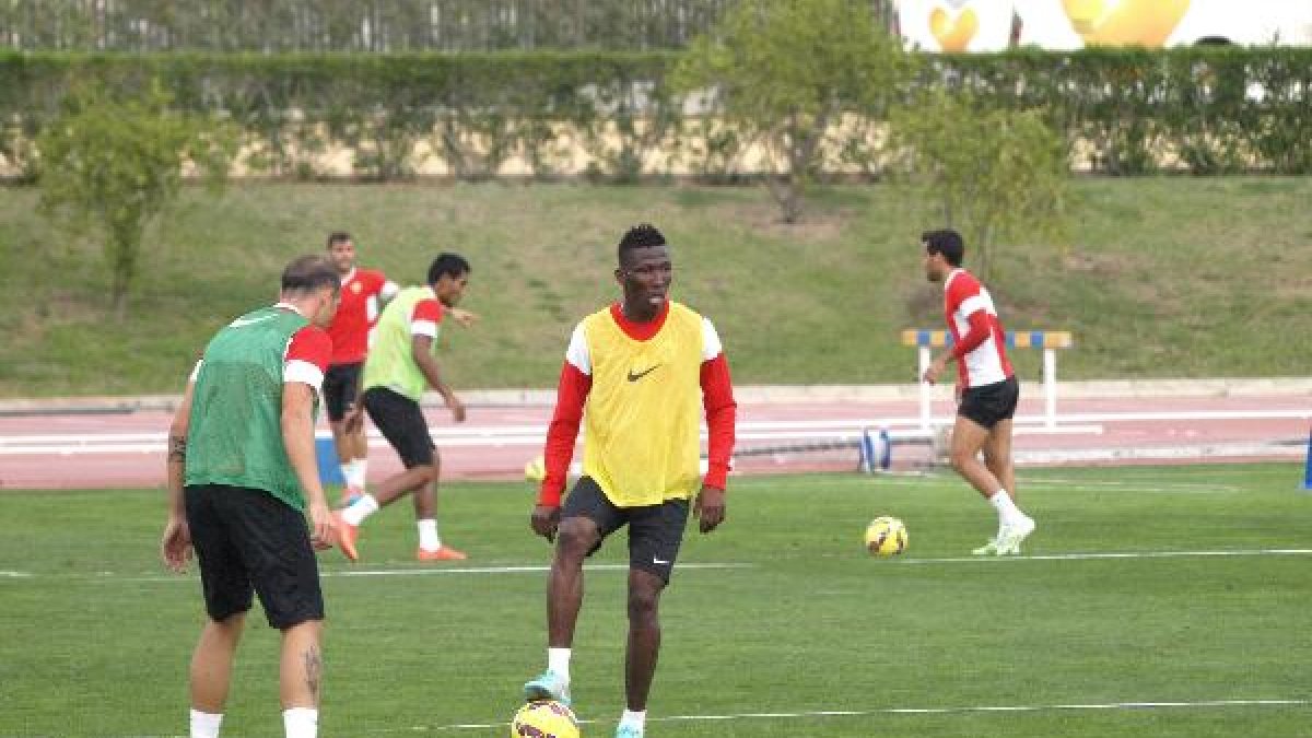 Jonathan en la sesión de este jueves.