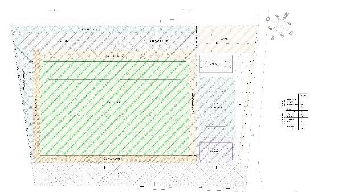 Plano del futuro centro deportivo.