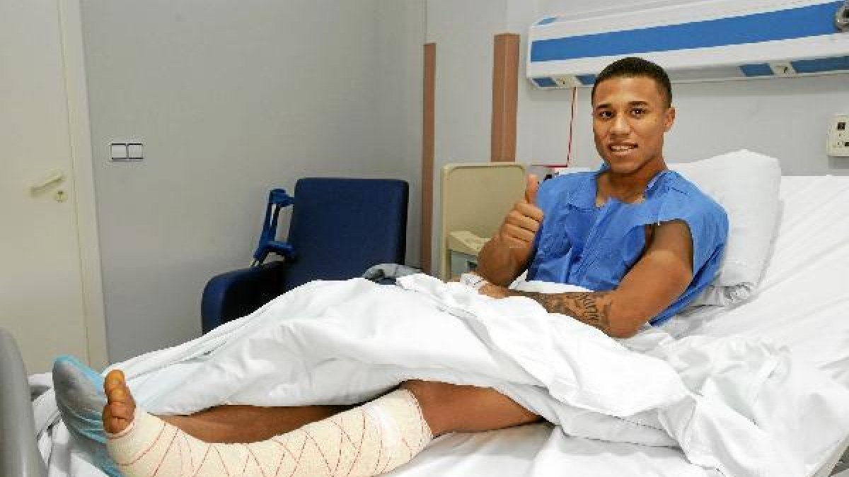 Feliz después de la operación.