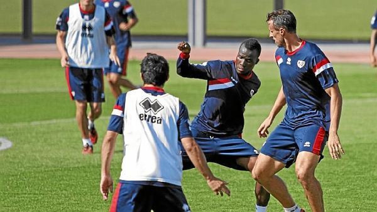 Fatau, en un entrenamiento.