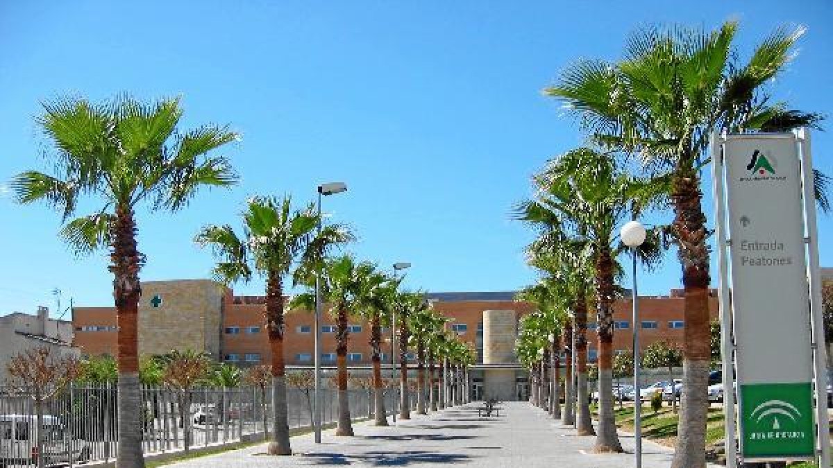 Entrada al Hospital de La Inmaculada de Huércal-Overa.