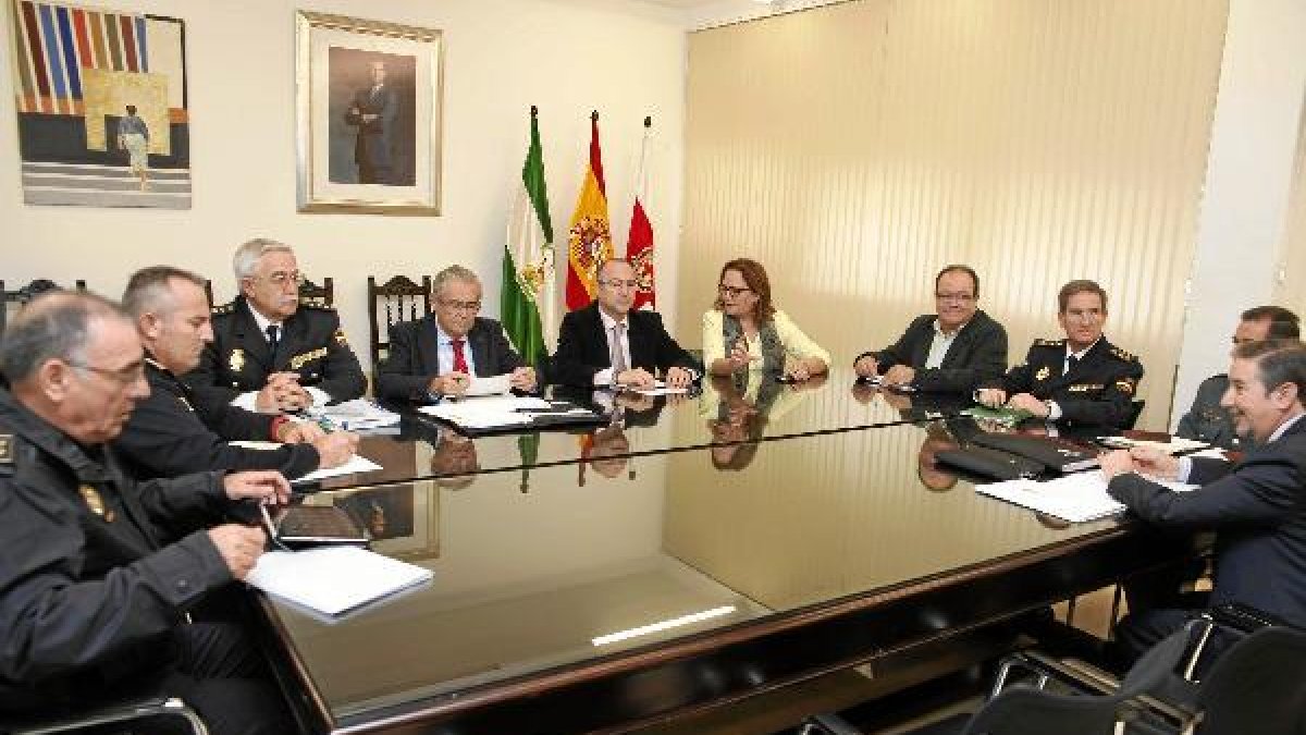 Junta Local de Seguridad, en el Ayuntamiento de Almería