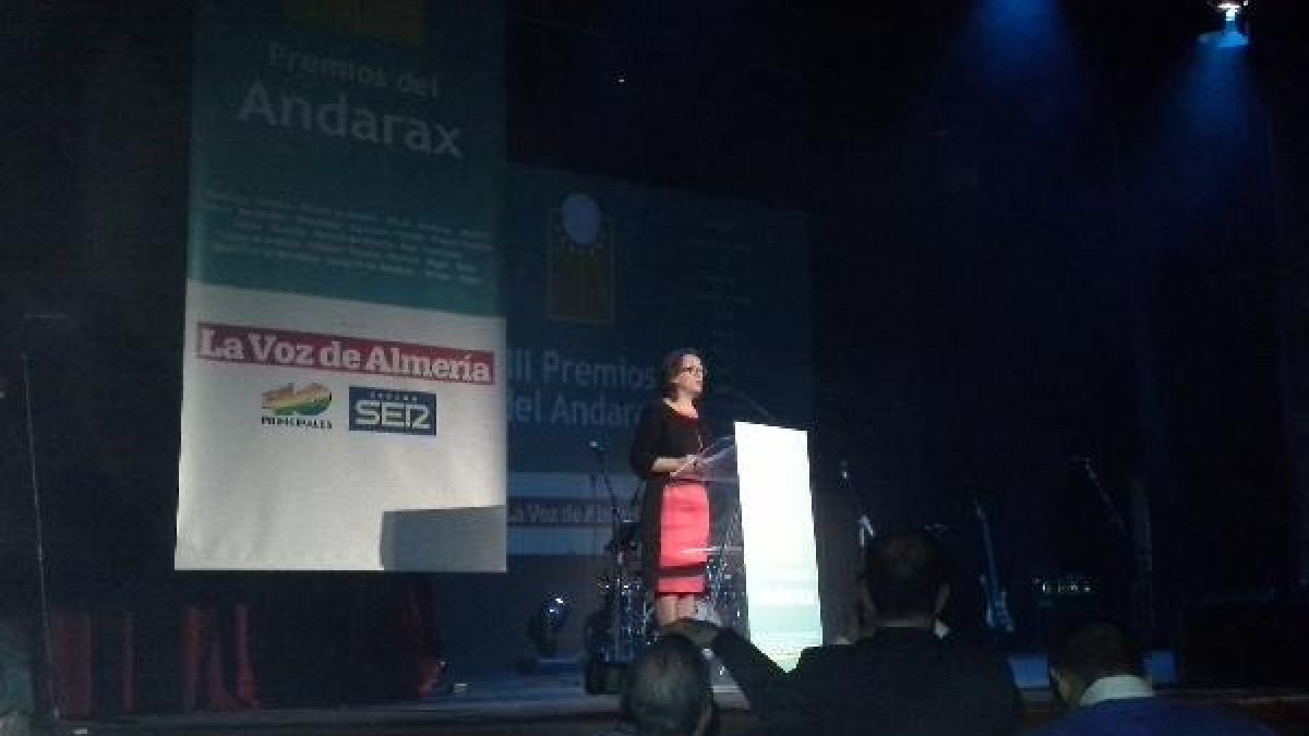 Antonia Sánchez, subdirectora de La Voz, ha abierto el acto.