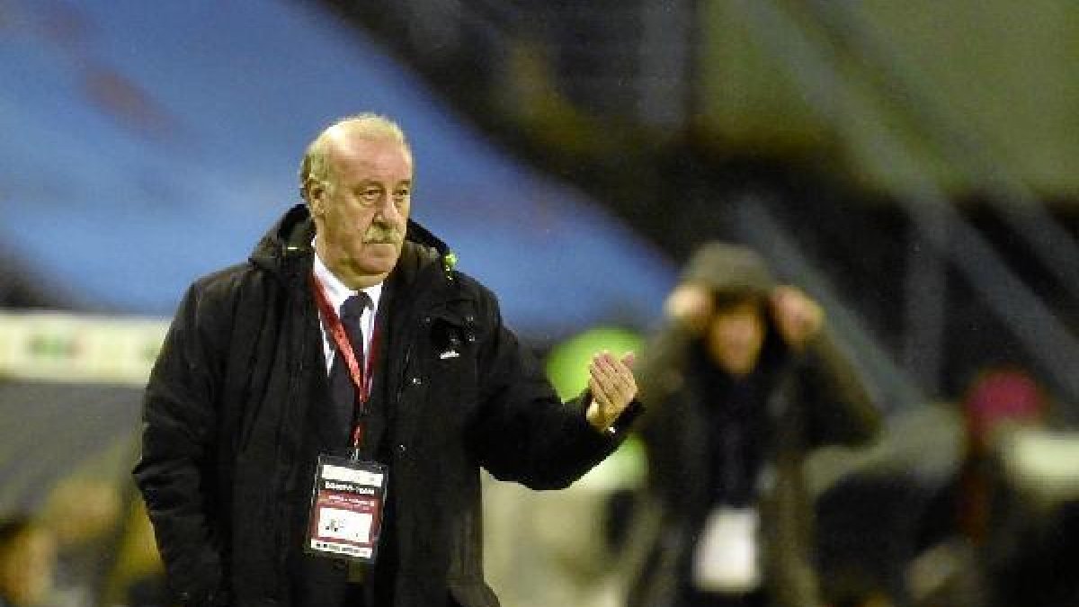 Vicente del Bosque, en Balaídos.