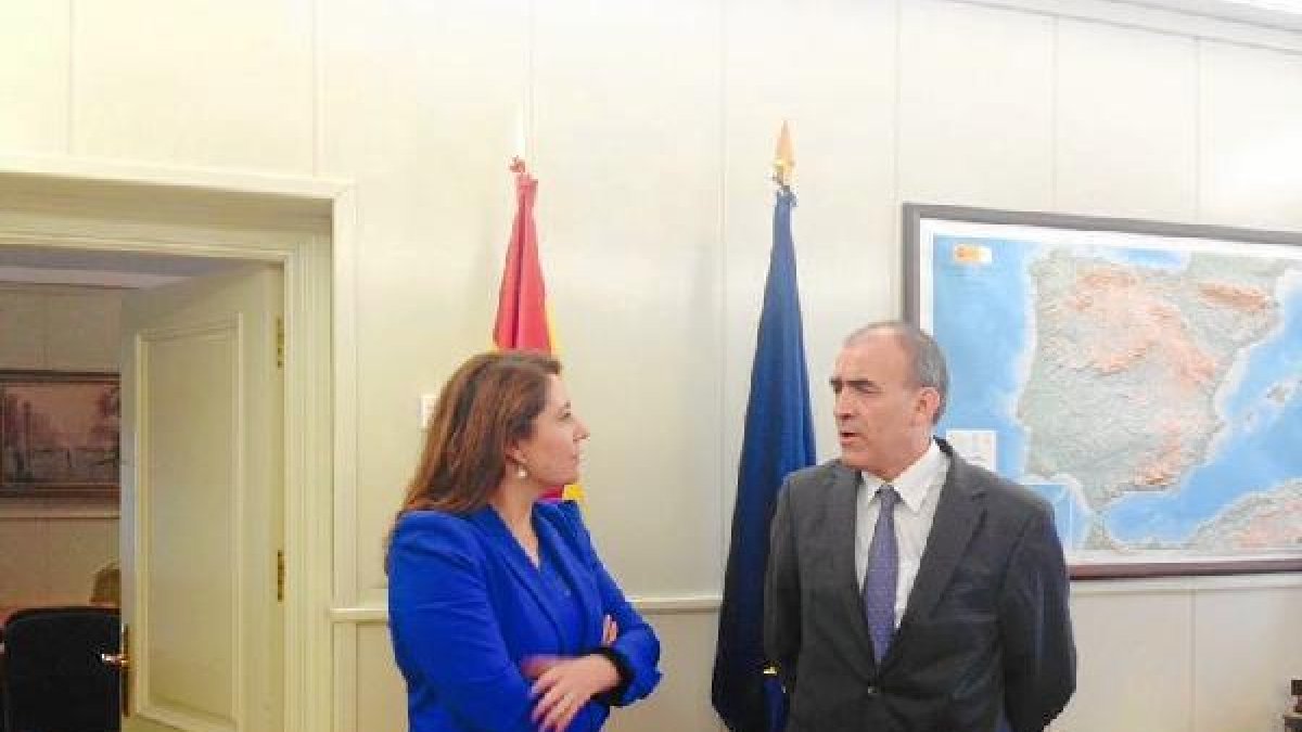 Carmen Crespo, en la sede de Fomento.