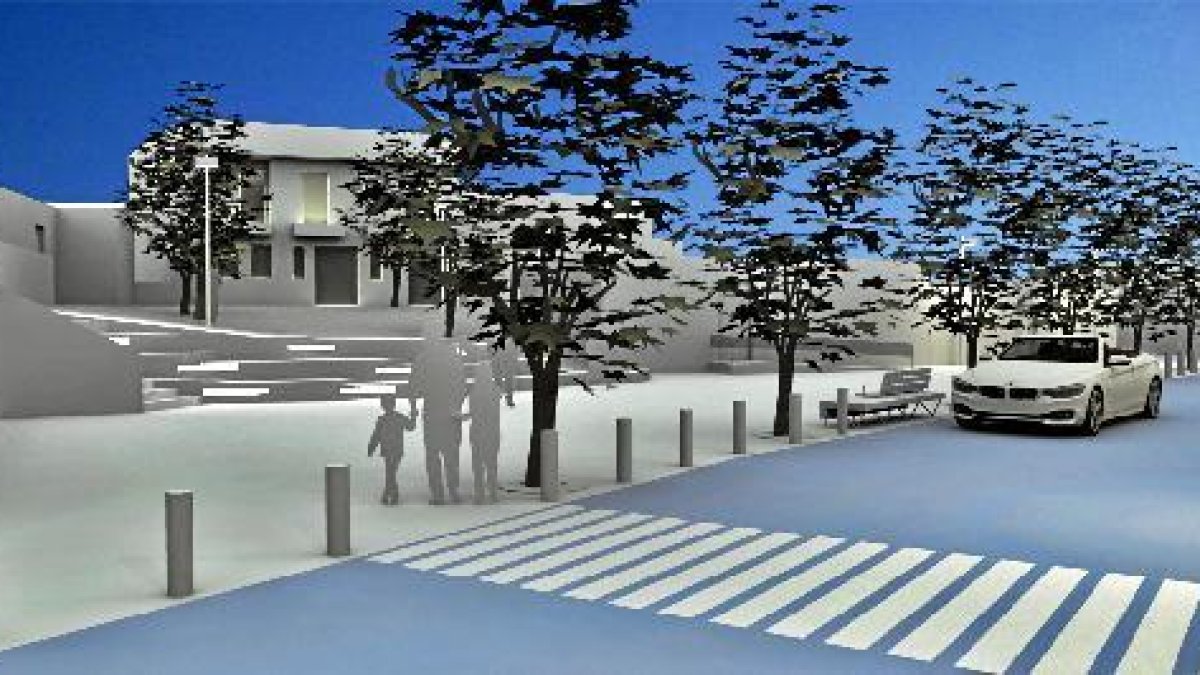 Proyecto de la futura plaza