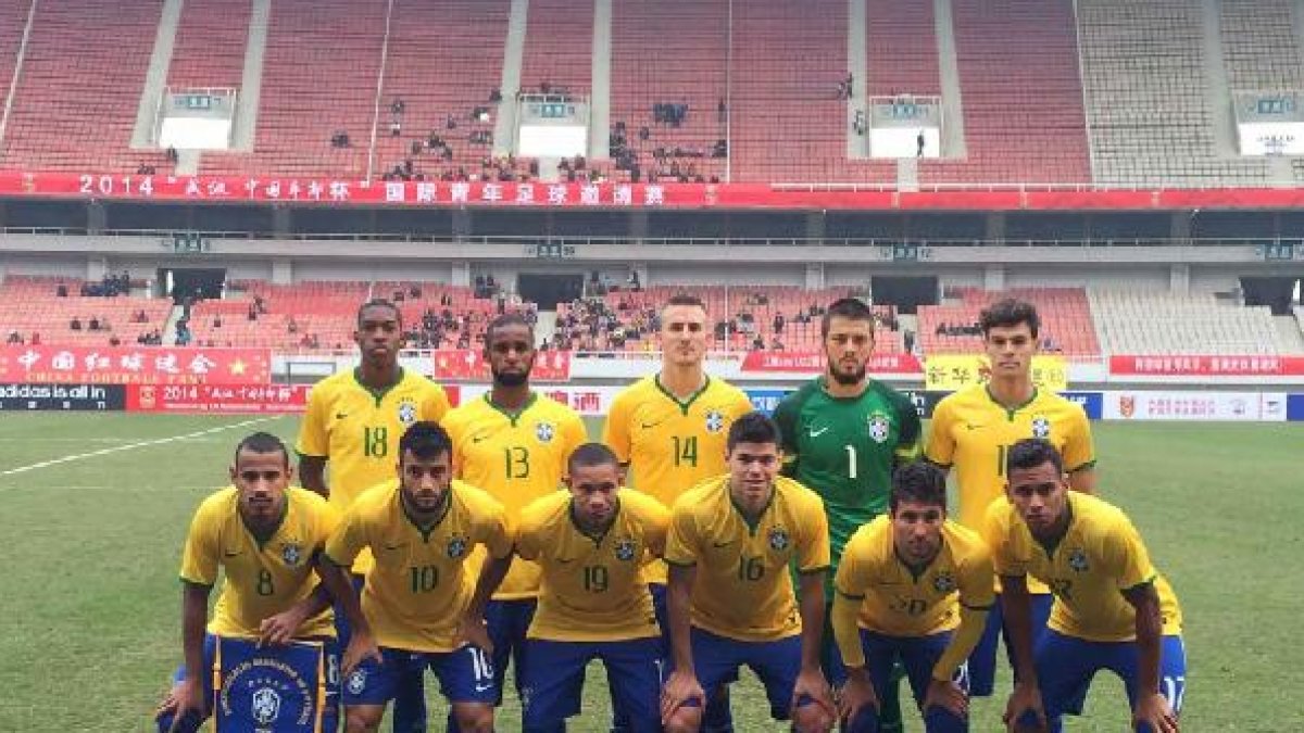 Wellington, en el once de Brasil Sub 21.