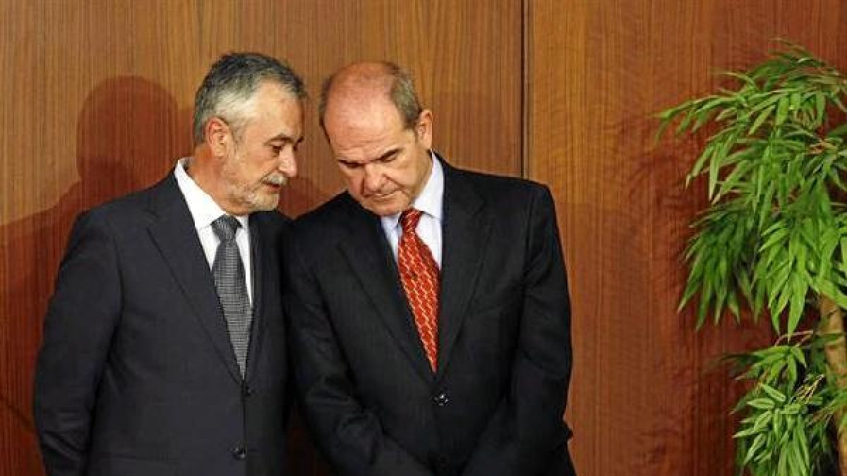 Los ex presidentes Griñán y Chaves.