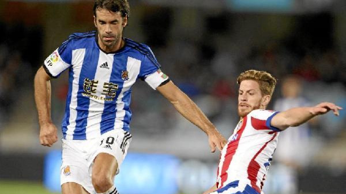 Xavi prieto espera tiempos mejores para la Real Sociedad.