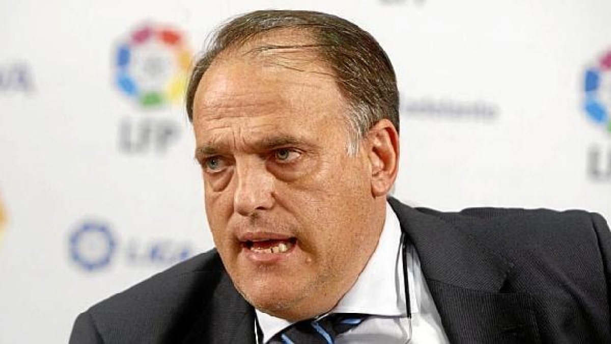 Javier Tebas, presidente de la LFP.
