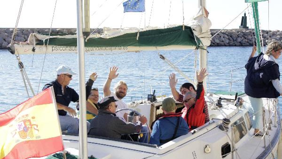 Primera experiencia a bordo de un velero para muchos de los participantes