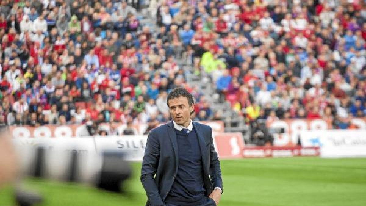 Luis Enrique no lo veía nada claro.