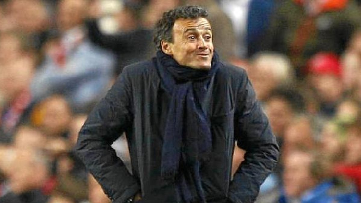 Luis Enrique está feliz con la actitud de sus jugadores.