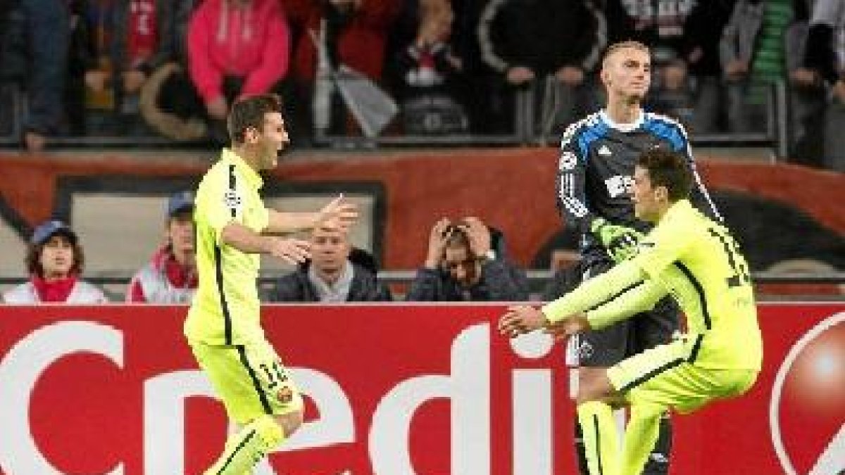 Messi empieza a ser una leyenda viva de la Champions.