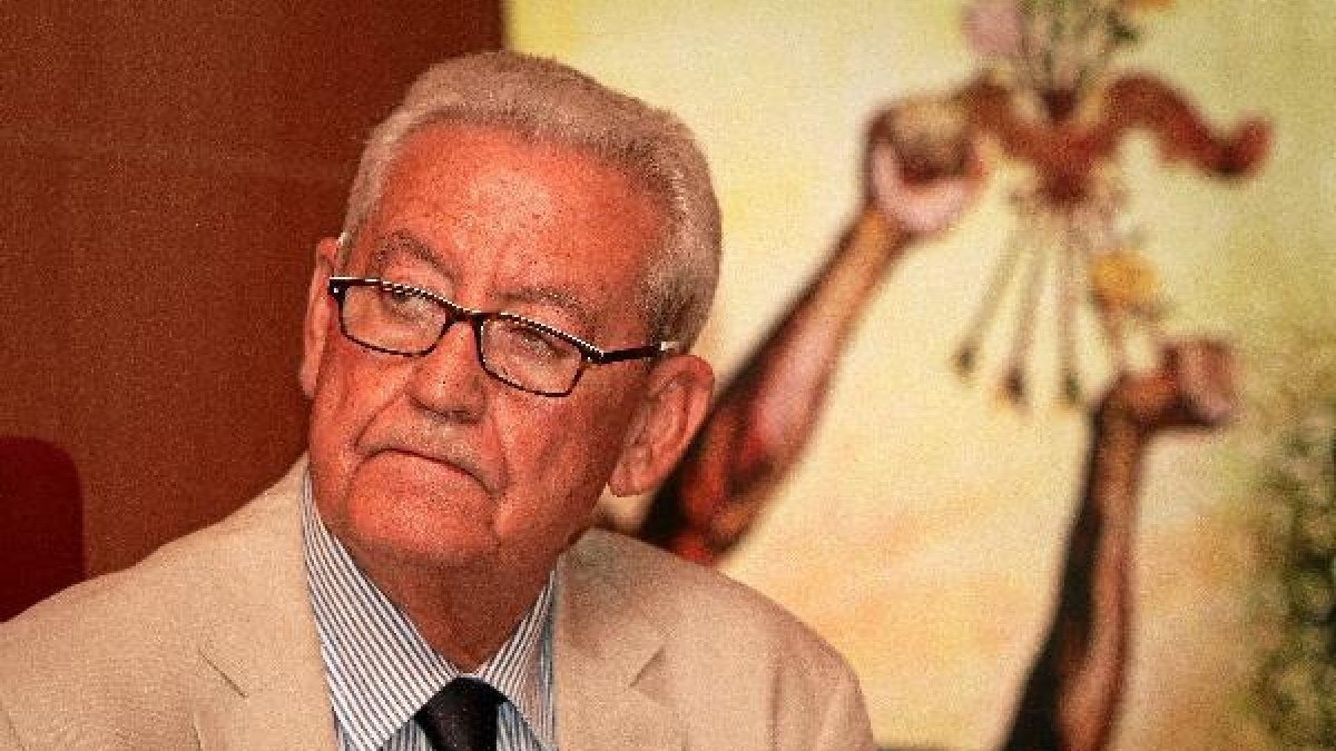 Rafael Escuredo, durante unas jornadas celebradas en la UAL.