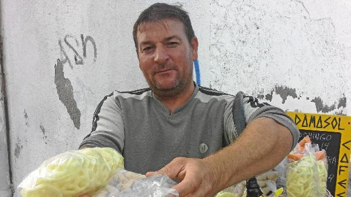 Manolo Guirado, en el campo de Las Chocillas.