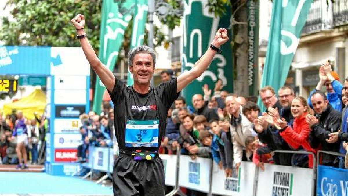 Martín Fiz en plena forma.