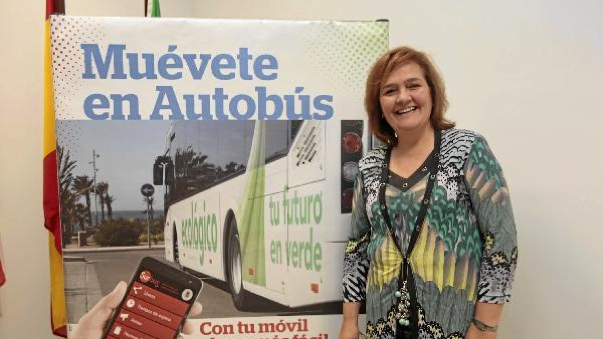 María Muñiz en una presentación