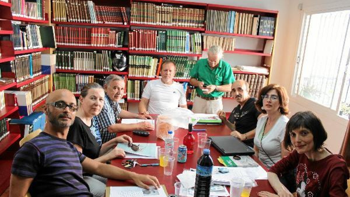 Taller de escritura creativa en la biblioteca.
