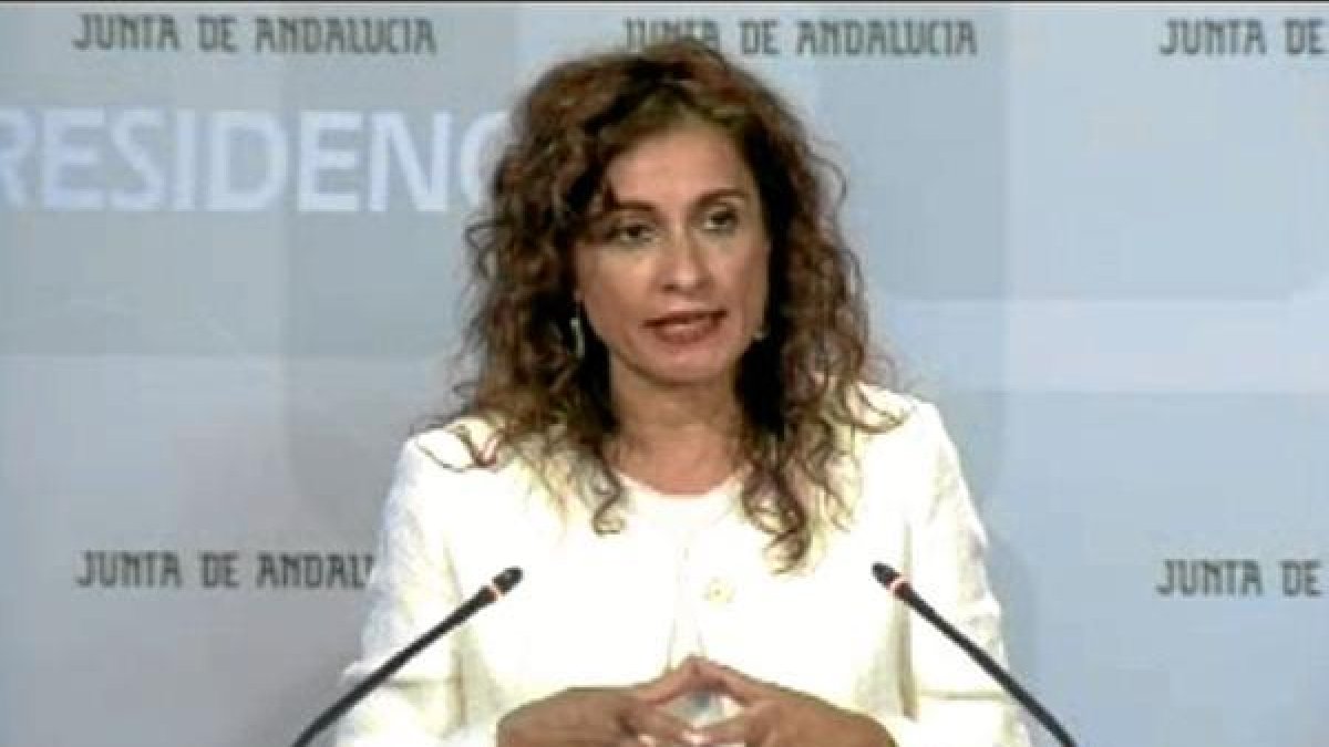 La consejera, hoy, en rueda de prensa.