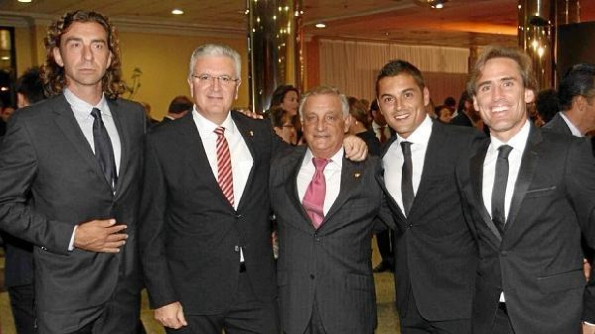 La embajada almeriense en la gran fiesta del fútbol.