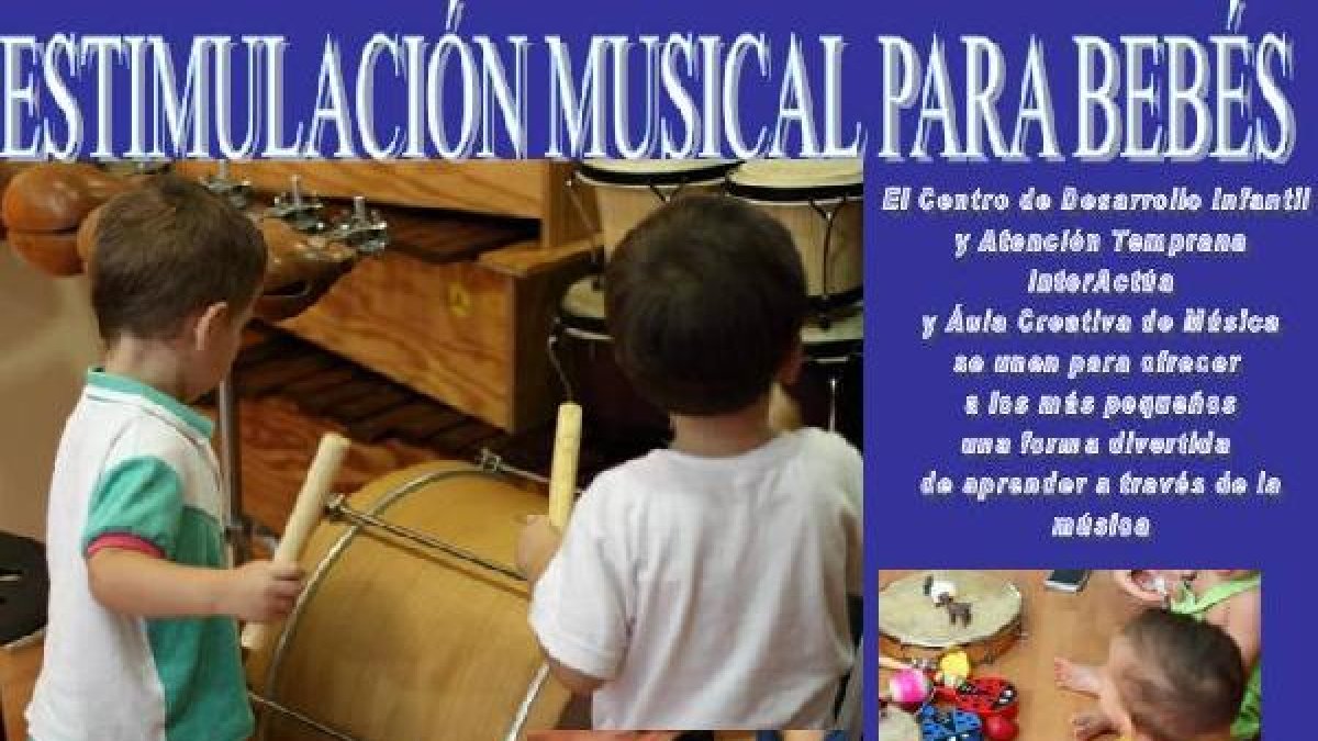 Taller de Estimulación Musical para Bebés de InterActúa y Aula Creativa de Música