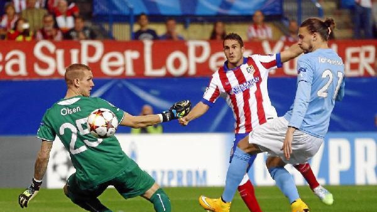 Manita del Atlético.