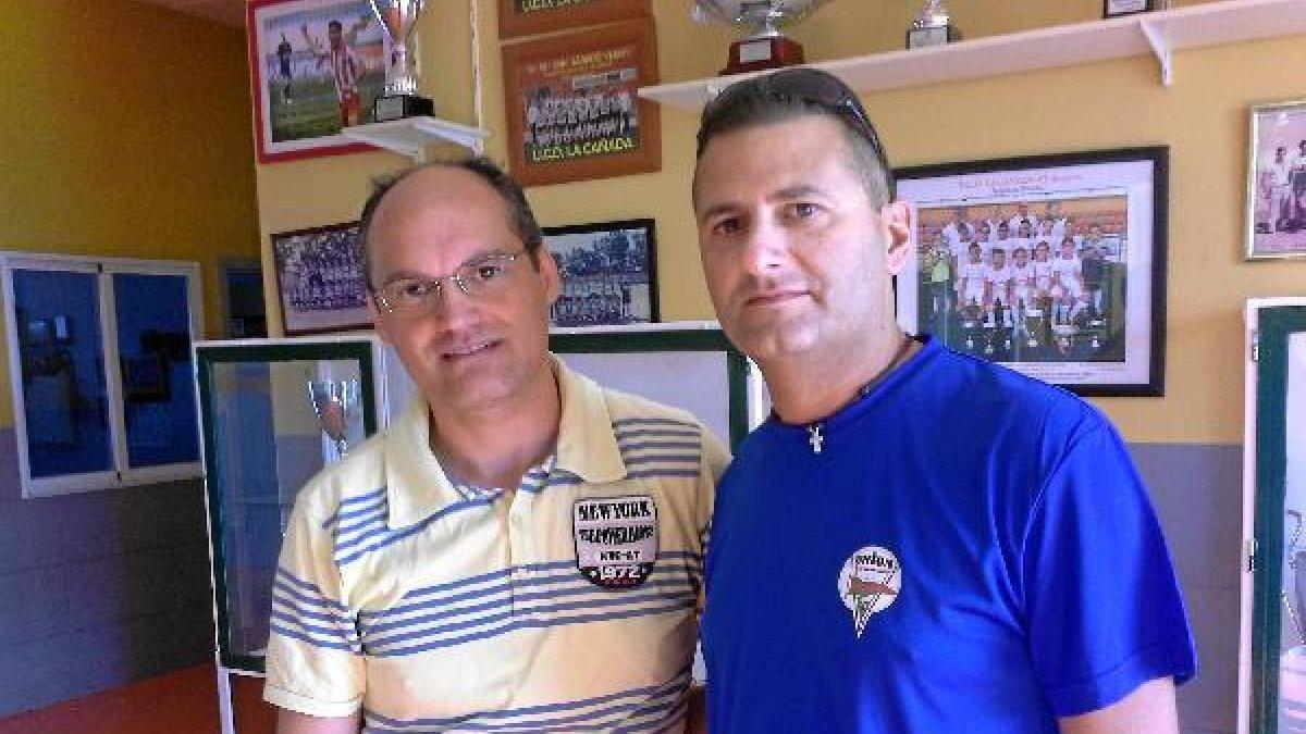 Valdivia y Fran Benavente, en La Cañada.