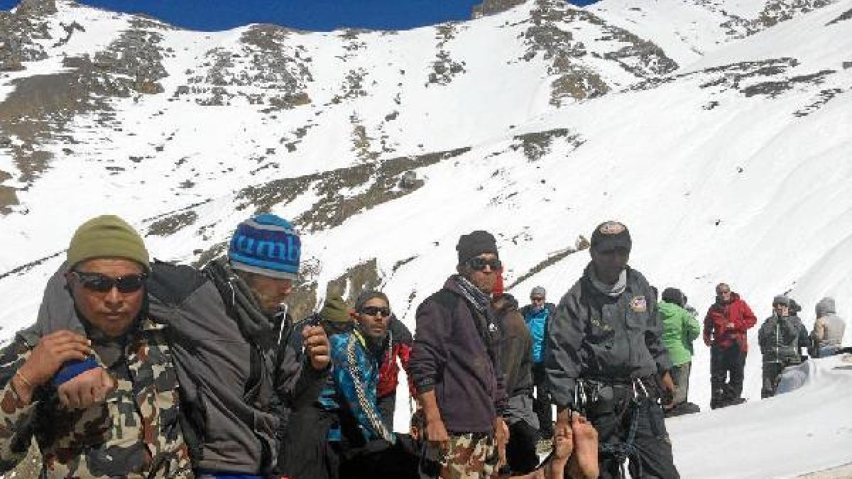 Montañeros.