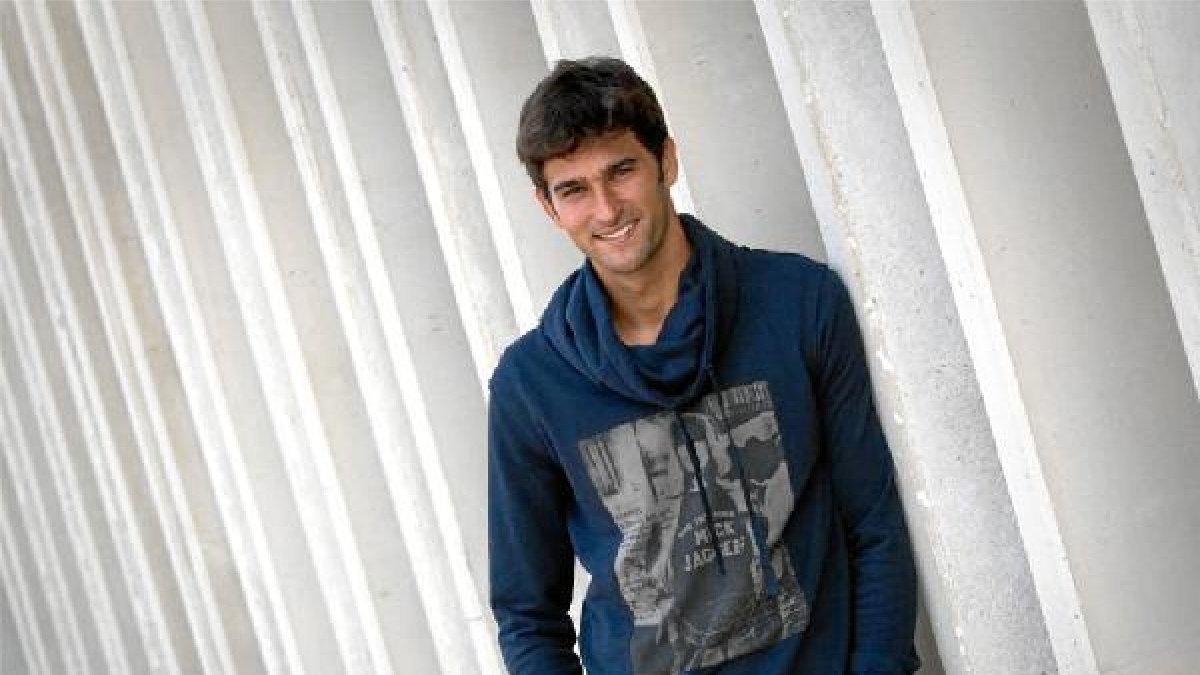 Marcos Tébar en su etapa de jugador rojiblanco.