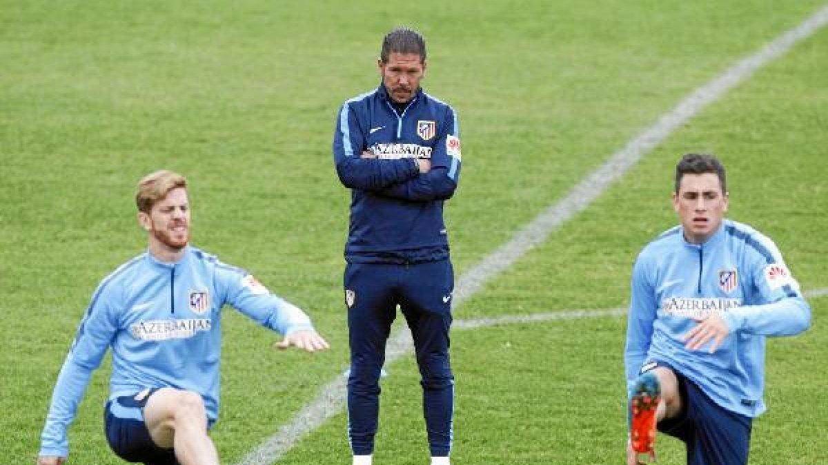 Cholo Simeone pide el máximo hasta en los entrenamientos.