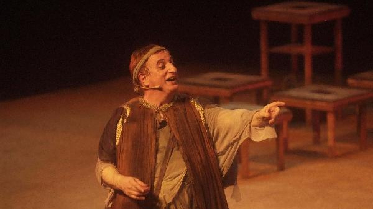 Un momento de la representación.