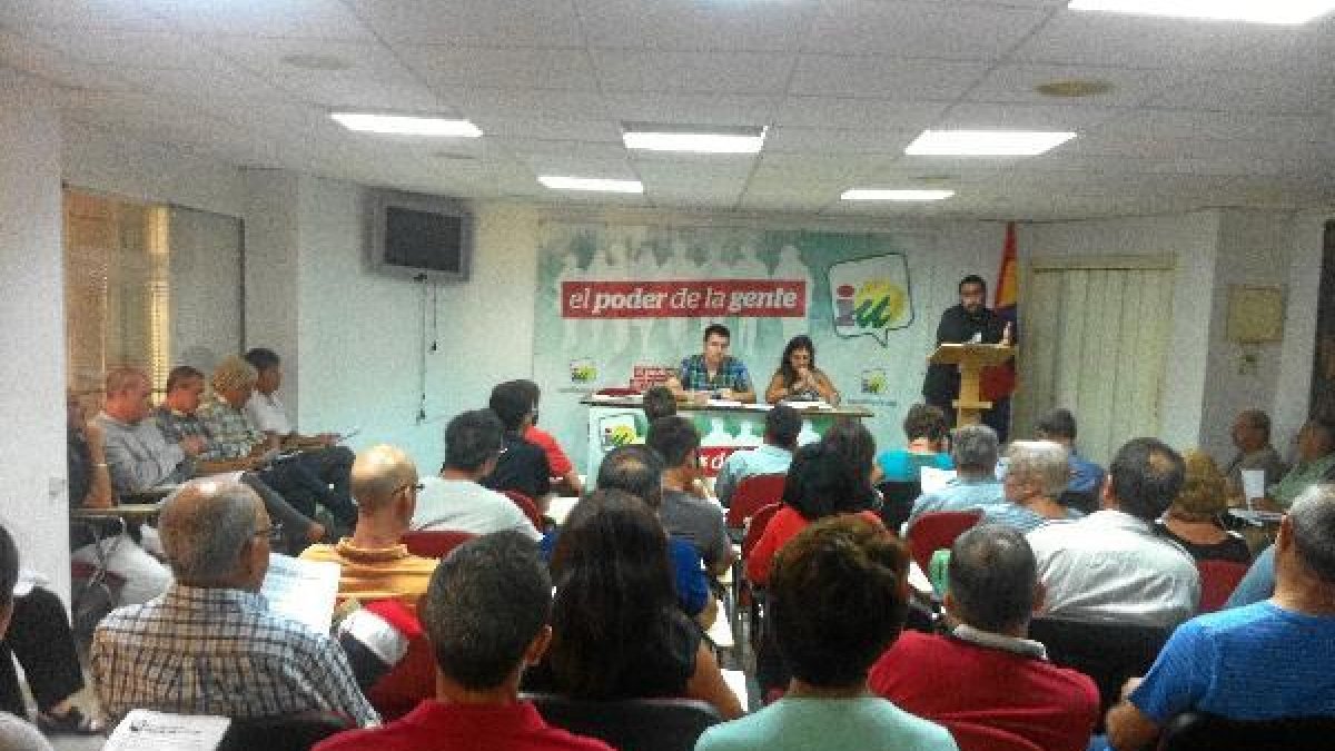 Asamblea de IU en la capital.