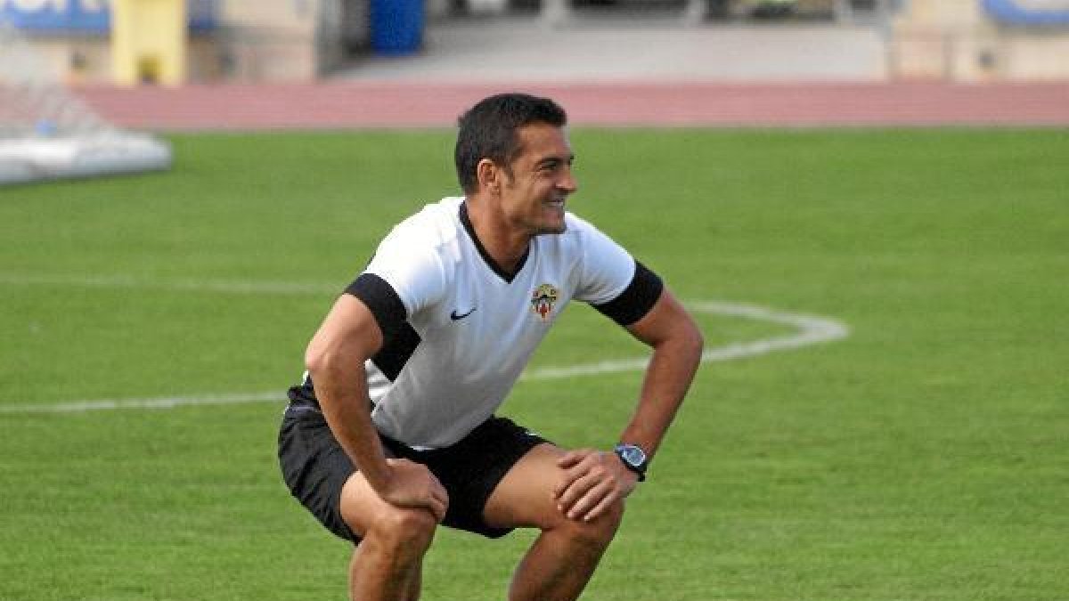 Francisco en el entrenamiento de este viernes.