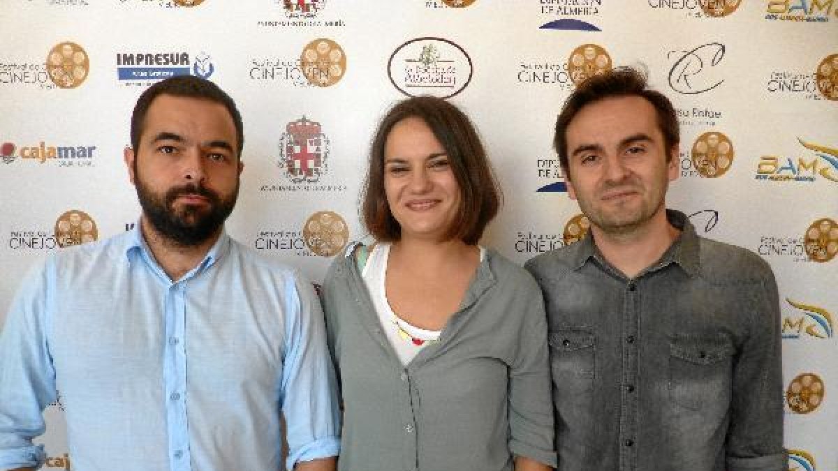 Adolfo Valor, Gema Rodríguez y Cristóbal Garrido.