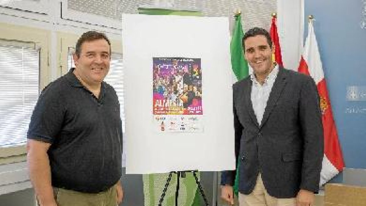 Concejal de Deportes y delegado provincial Baloncesto, en la presentación del evento.
