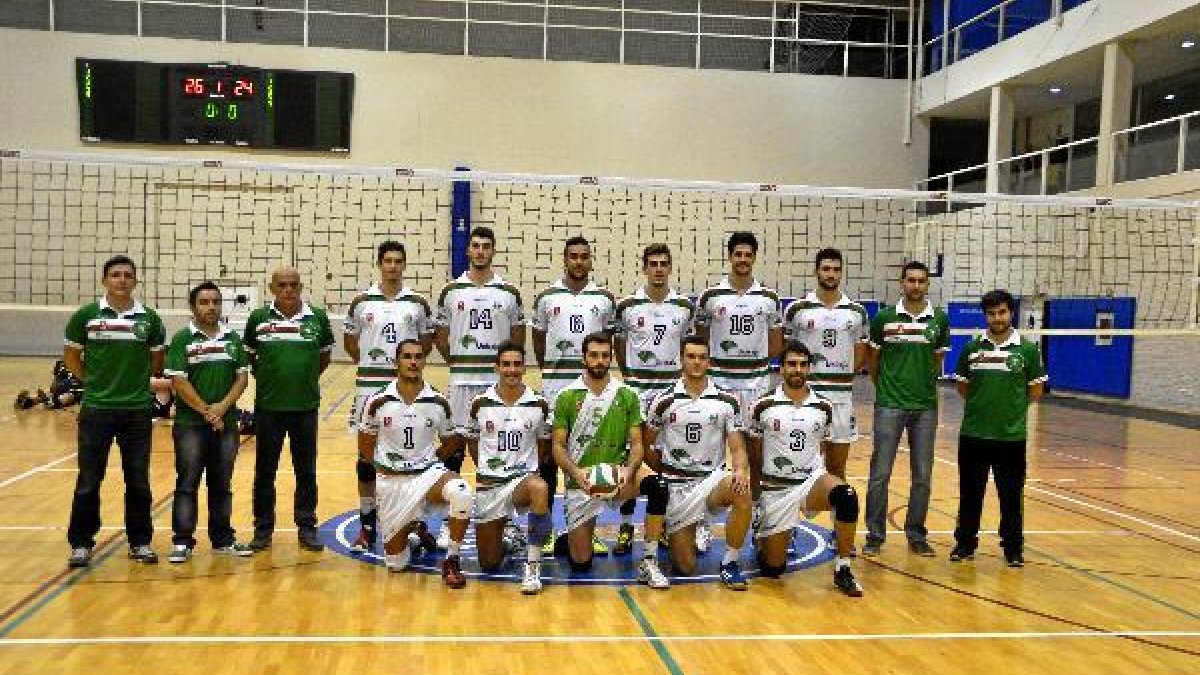 Foto de familia del Unicaja Almería a las puertas de la Superliga.
