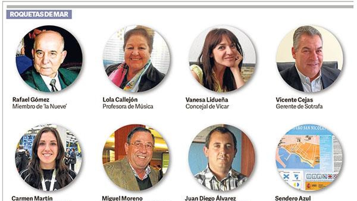 Galardonados con los Premios Poniente 2014.