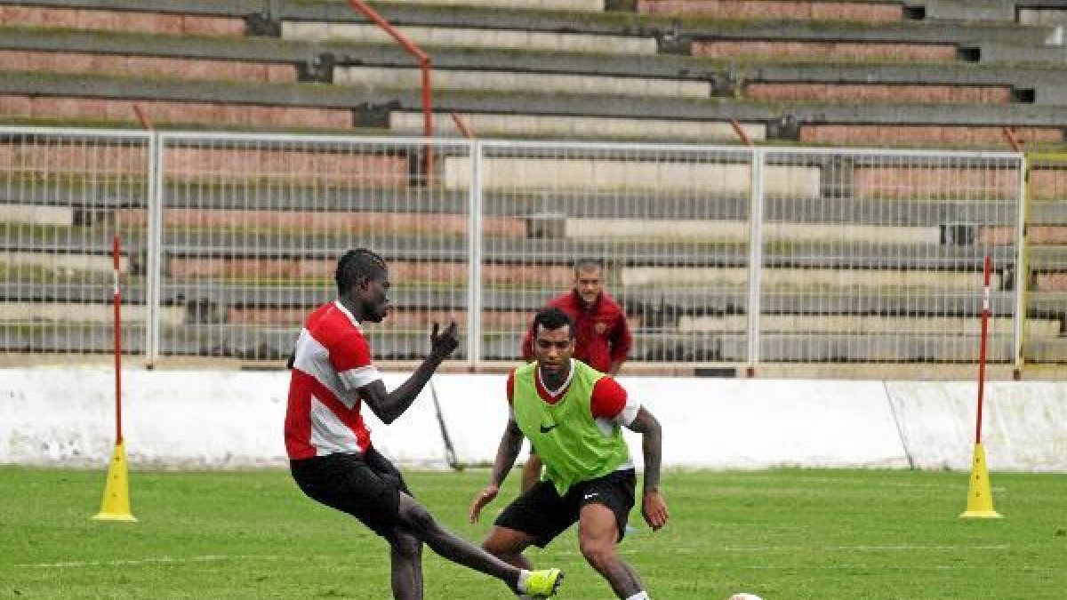 Thomas y Michel en el Juan Rojas.