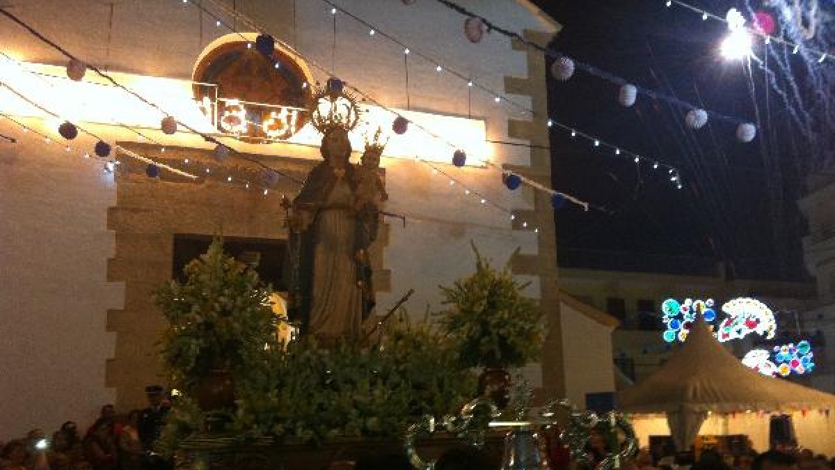 Salida de la procesión.
