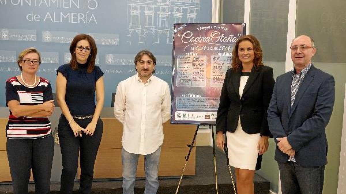 Presentación de las jornadas gastronómicas, ayer.