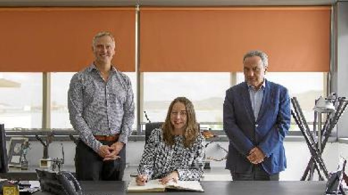 Los Protagonistas Randy Fise,  Rachelle Schlosser y Francisco Martinez-Cosentino.