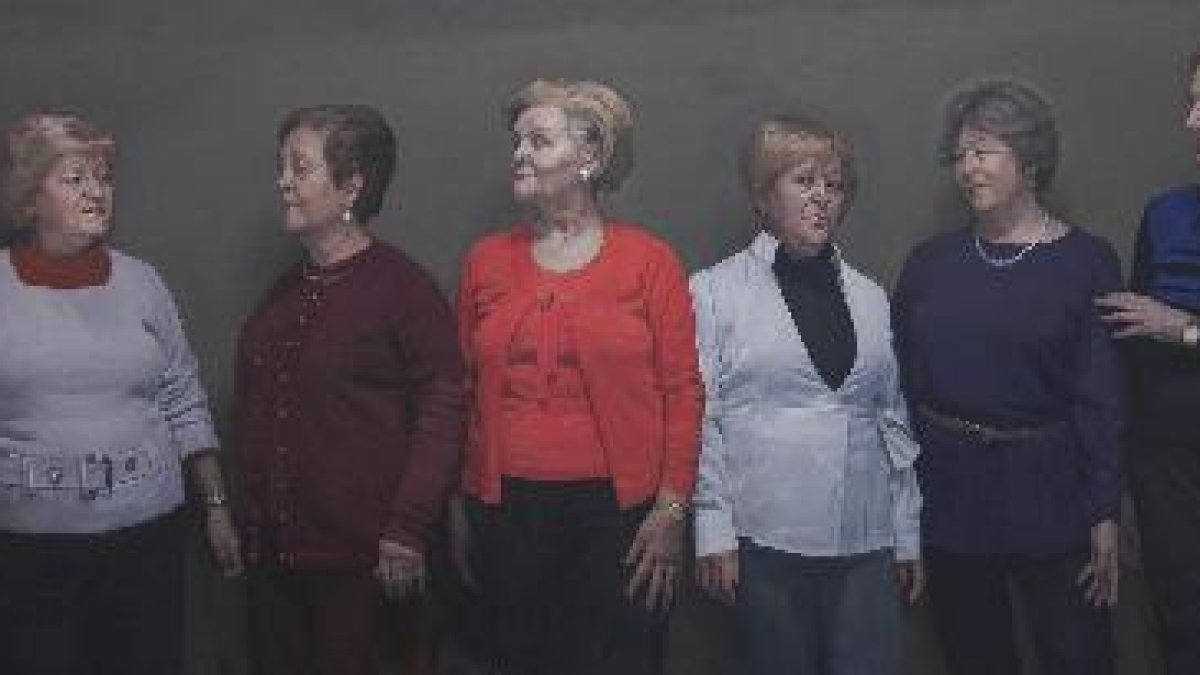 Ocho mujeres, una de las obras.