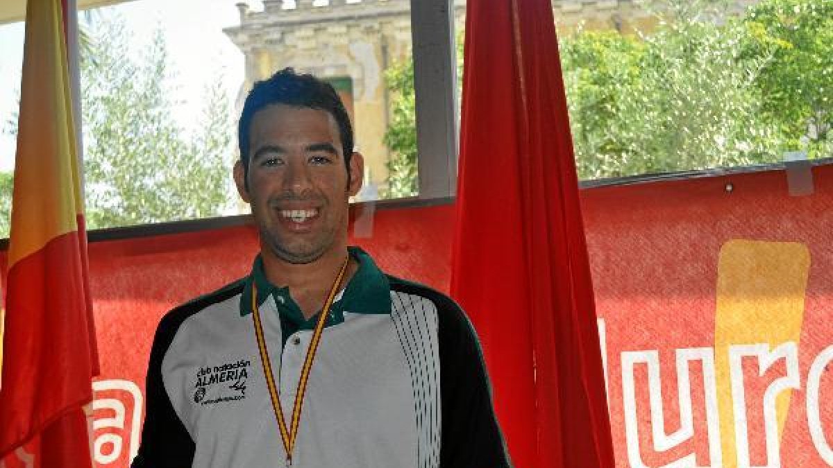 El nadador almeriense Carlos Tejada.