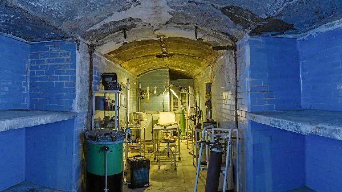 Enfermería de los Refugios de la Guerra Civil.